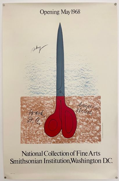 Claes Oldenburg (Né en 1929) Poster from the Claes Oldenburg exhibition, 1968, National...