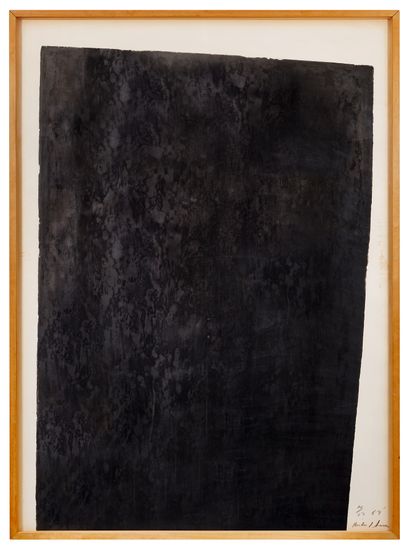 Richard SERRA (né en 1938) 
Rue Ligner 1989 Lithograph on paper enhanced with wax




Signed,...