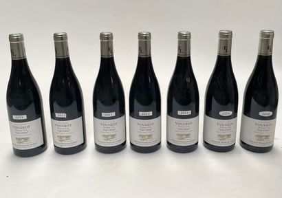 11 bouteilles Vougeot 1er Cru, Les Cras Vougeot 1er Cru, Les Cras MIX Domaine François...