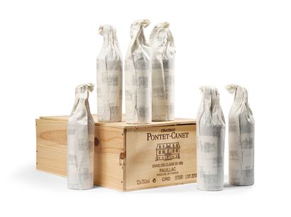 12 bouteilles Pontet Canet Pontet Canet 2010 Pauillac, 5ème cru classé Provenance...