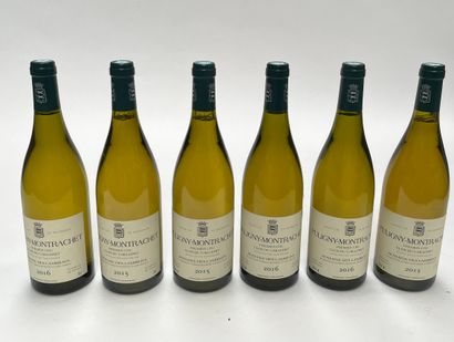 6 bouteilles Puligny-Montrachet 1er Cru, Clos du Cailleret Puligny-Montrachet 1er...
