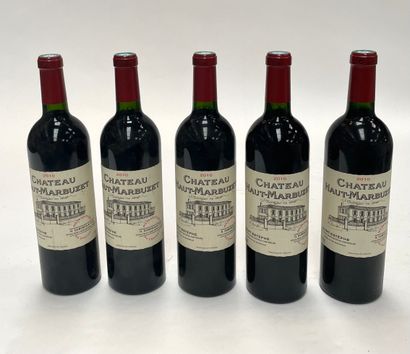 9 bouteilles Château Haut Marbuzet