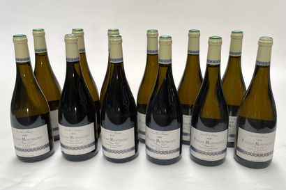 12 bouteilles Puligny-Montrachet 1er Cru, Clos de la Pucelle (monopole) Puligny-Montrachet...