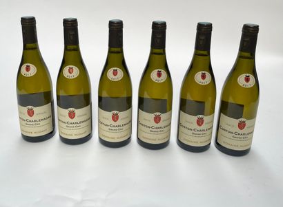 6 bouteilles Corton-Charlemagne Grand Cru Corton-Charlemagne Grand Cru 2017 Domaine...