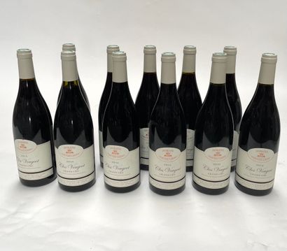 11 bouteilles Clos de Vougeot Grand Cru Clos de Vougeot Grand Cru 2016 Domaine C...