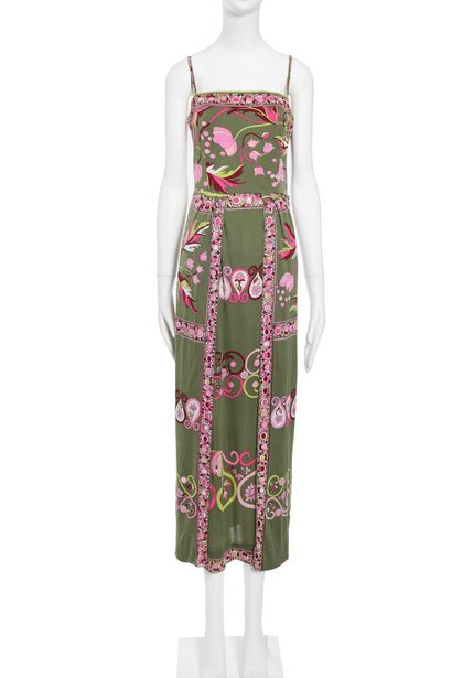 PUCCI A Pucci printed silk jersey dress from the 1970s,

A Pucci printed silk jersey...