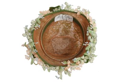 DIOR Un chapeau à fleurs Miss Dior, circa 1960

A Miss Dior floral hat, circa 1960

labelled,...