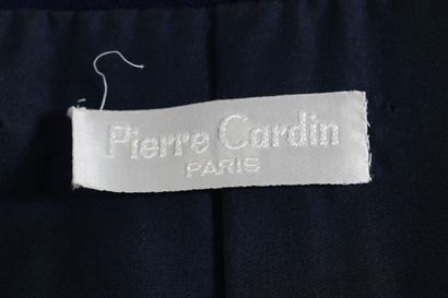 PIERRE CARDIN A Pierre Cardin couture navy-wool set, 1980s,

A Pierre Cardin couture...