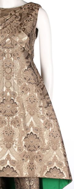 Jean-Louis SCHERRER A Jean-Louis Scherrer by Stéphane Rolland gold over-dress, Autumn-Winter...