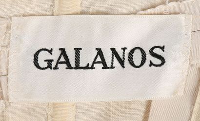 GALANOS Une robe en faille tricolore Galanos, milieu des années 1950,

A Galanos...