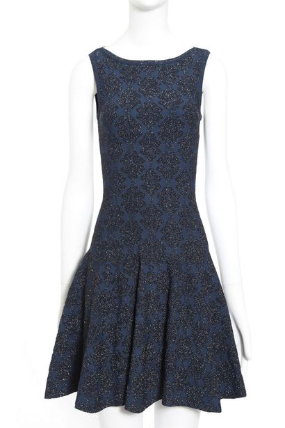 ALAÏA Une robe bleu pétrole en maille Azzedine Alaïa, moderne,

An Azzedine Alaïa...