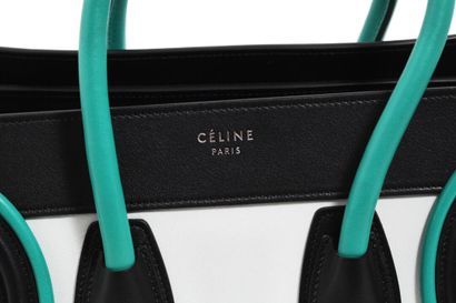 CELINE Un sac à mains Celine en cuir tricolore, moderne,

A Celine tri-colour leather...