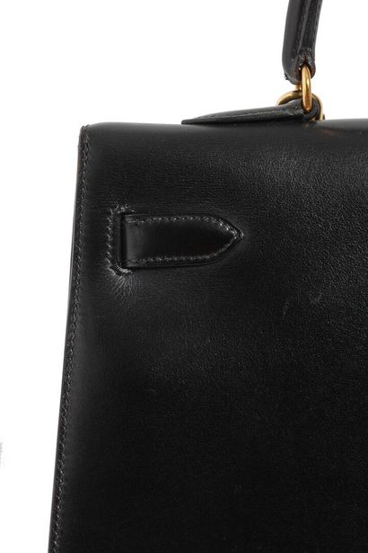 HERMES A black box calf leather Kelly 35 bag, Hermès, 1995,

An Hermès black box...