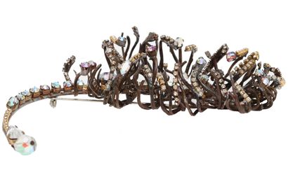 Christian LACROIX A Christian Lacroix beaded plume brooch, 1985,

A Christian Lacroix...