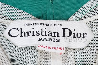 CHRISTIAN DIOR Robe de cocktail Christian Dior by Yves Saint Laurent, modèle "Diorama",...