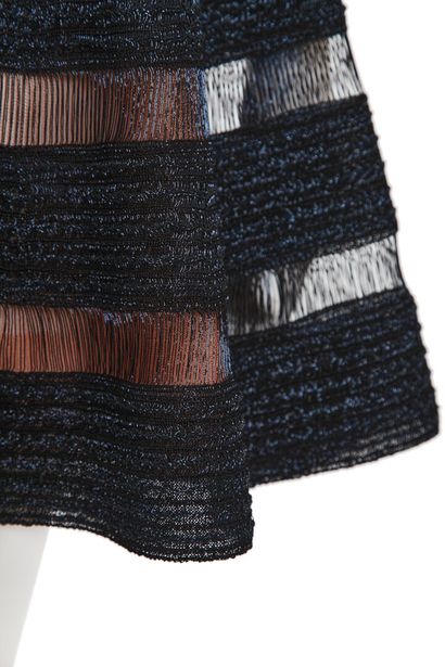 ALAÏA An Azzedine Alaia black knitted two-piece ensemble, circa 2010,

An Azzedine...