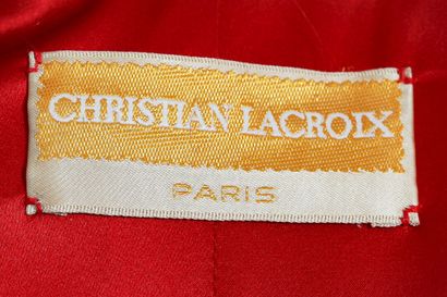 LACROIX Un manteau Christian Lacroix Couture, automne-hiver 2002-03

A Christian...