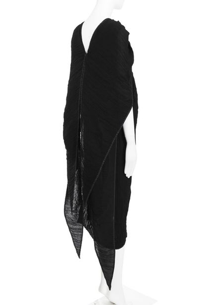 MIYAKE An Issey Miyake black pleated polyester dress, 2000s

An Issey Miyake black...