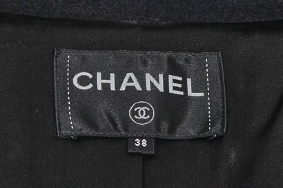 CHANEL A Chanel coat, 2000s,

A Chanel coat, 2000s,

labeled, size 38, black wool...