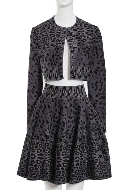 Azzedine ALAÏA An Azzedine Alaia leopard knit ensemble, modern work

An Azzedine...