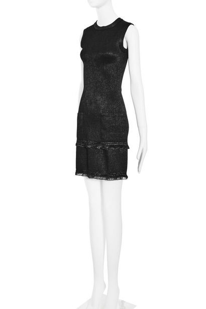 ALAÏA Une robe Azzedine Alaïa en maille de viscose noire, moderne,

An Azzedine Alaïa...