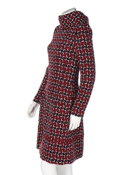 CHANEL A Chanel houndstooth check tweed dress, Autumn-Winter 2015-16,

A Chanel houndstooth...