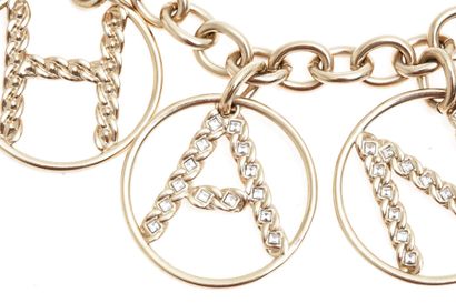 CHANEL A Chanel metal charm chain necklace, circa 2019,

A Chanel metal charm chain...