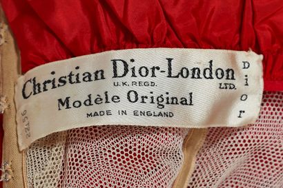CHRISTIAN DIOR A Christian Dior London taffeta ball gown, late 1950s,

A Christian...
