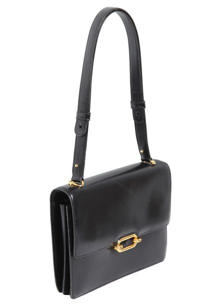 HERMES Un sac Fonsbelle en box noir Hermès, fin des années 1960,

An Hermès black...
