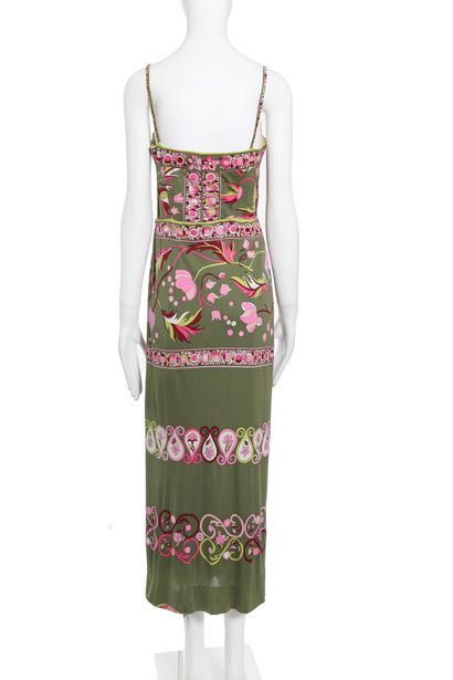 PUCCI A Pucci printed silk jersey dress from the 1970s,

A Pucci printed silk jersey...