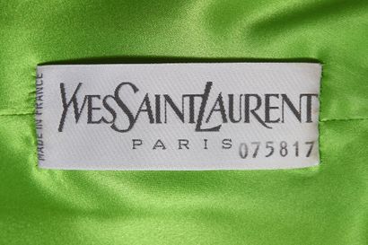 Yves Saint LAURENT An Yves Saint Laurent printed silk damask lounging pajama set,...