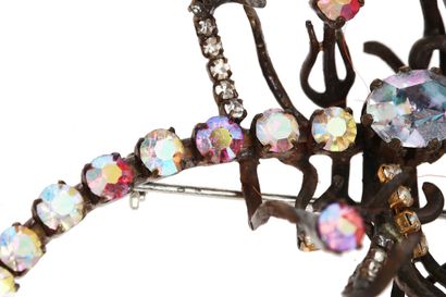 Christian LACROIX A Christian Lacroix beaded plume brooch, 1985,

A Christian Lacroix...