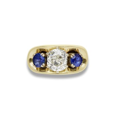 Sapphire and diamond ring



In 18K (750)...