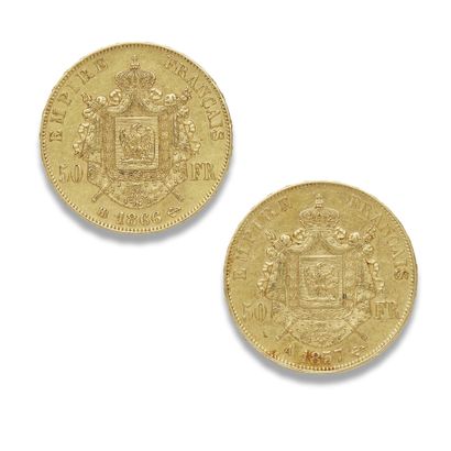 France Deux pièces de 40 francs or- 1806 et 1834





 Poids 25.72 g