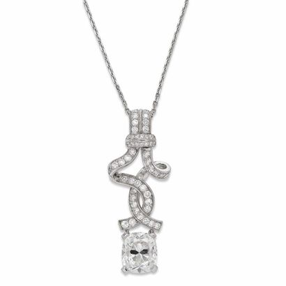 MELLERIO dits MELLER Gold diamond pendant and chain, by Mellerio



The pendant forming...