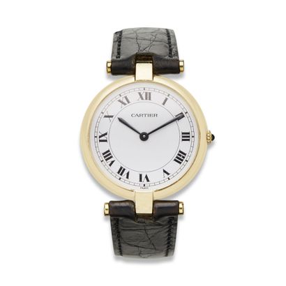 CARTIER Vendôme" wristwatch in gold, by Cartier



18K (750) white gold dial with...