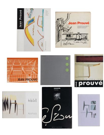 Ensemble de documentations sur Jean Prouvé Huit livres dont:

- Catherine Coley,...