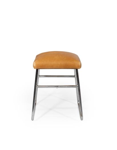 TRAVAIL BAUHAUS Germany, circa 1920



Modernist stool

Chromed steel tubular structure

seat...