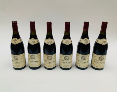 Cornas, Chaillot - Domaine Thierry Allemand 6 bouteilles 1997 Damaged labels. 



Levels:...
