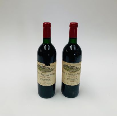 Troplong Mondot - Saint-Emilion, 1er Grand Cru Classé 2 bouteilles 1985