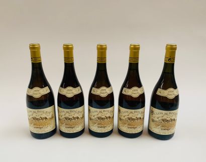 Vouvray, Clos du Bourg, Demi Sec - Domaine Huet 5 bouteilles 1996 Nice appearance....