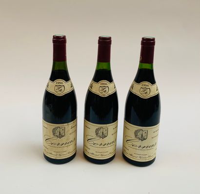 Cornas, Reynard - Domaine Thierry Allemand 3 bouteilles 1996 Labels slightly damaged,...