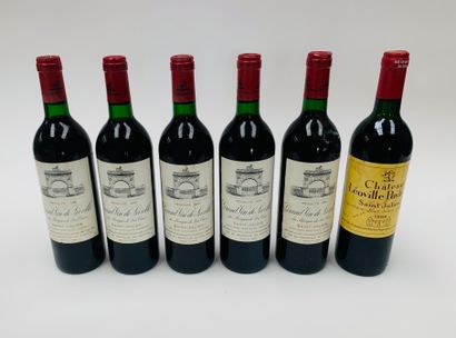 Assortiment de Saint Julien - Saint Julien, 2nd cru classé 6 bouteilles 1986 - 5...
