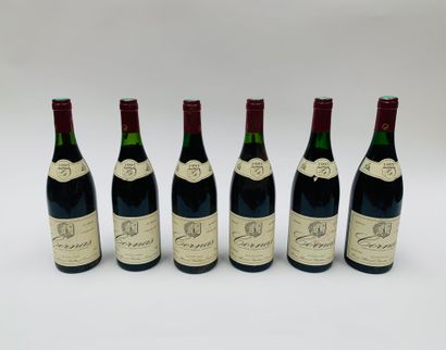 Cornas, Chaillot - Domaine Thierry Allemand 6 bouteilles 1995 Damaged labels, one...