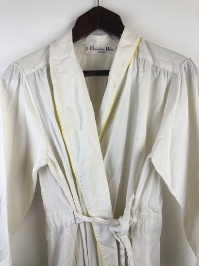 CHRISTIAN DIOR 1980's 

Lot including:

- A Christian Dior Beachwear bathrobe in...