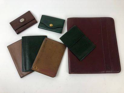 CHRISTIAN DIOR 1980's 

A lot of leather and imitation leather card holders, document...