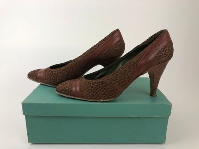 CHRISTIAN DIOR 1980's 

Three pairs of pumps, size 8 1/2

Two boxes of Christian...