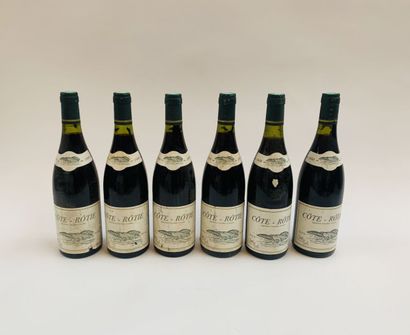 6 bouteilles Côte Rotie - Clusel-Roch 1988