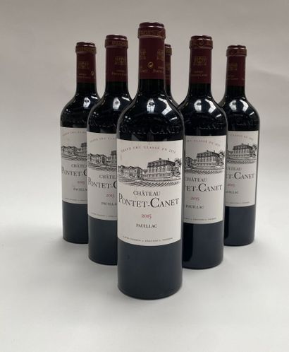 12 bouteilles Château Pontet Canet 2015 12 bottles Château Pontet Canet 2015
Pauillac,...