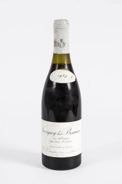 1 bouteille Savigny les Beaune, les Narbantons, Domaine Leroy 1989 1 bouteille Savigny...